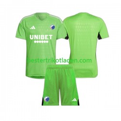 Fußballtrikot FC Kopenhagen Torwart Viertes trikot 2023-2024 Kurzarm für Kinder