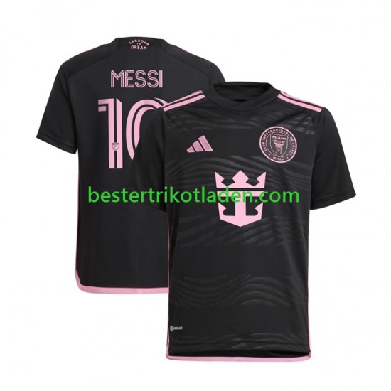 Fußballtrikot Inter Miami Lionel Messi 10 Auswärts Trikot Away 2024 Kurzarm für Herren
