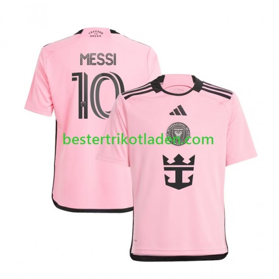 Fußballtrikot Inter Miami Lionel Messi 10 Heim Trikot Home 2024 Kurzarm für Herren