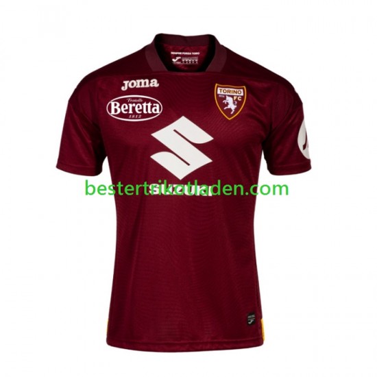 Fußballtrikot Torino Heim Trikot Home 2023-2024 Kurzarm für Herren