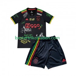 Fußballtrikot Ajax Amsterdam Special Bob Marley Heim Trikot Home 2025-2026 Kurzarm für Kinder