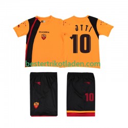 Fußballtrikot AS Rom TOTTI 10 2005- Retro Heim Trikot Home 2006 Kurzarm für Kinder