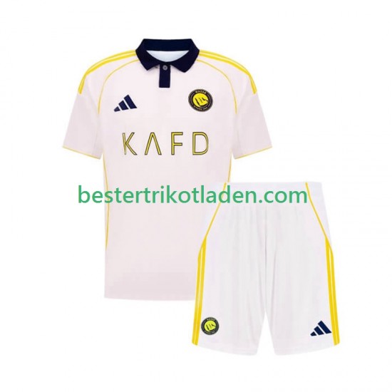 Fußballtrikot Al Nassr Ausweich Trikot 3rd 2025-2026 Kurzarm für Kinder