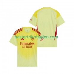 Fußballtrikot Arsenal Torwart Heim Trikot Home 2025-2026 Kurzarm für Herren