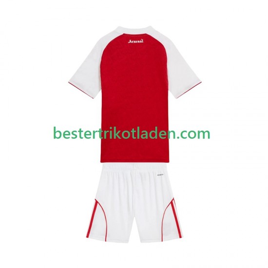 Fußballtrikot Arsenal Heim Trikot Home 2025-2026 Kurzarm für Kinder