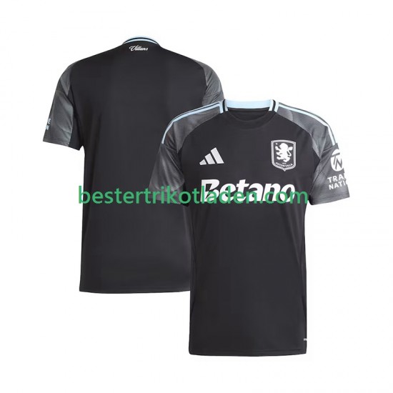Fußballtrikot Aston Villa Auswärts Trikot Away 2025-2026 Kurzarm für Herren