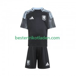 Fußballtrikot Aston Villa Auswärts Trikot Away 2025-2026 Kurzarm für Kinder