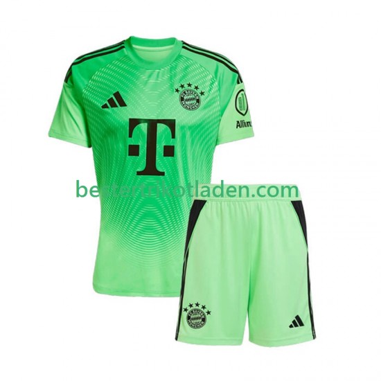 Fußballtrikot FC Bayern München Torwart Heim Trikot Home 2025-2026 Kurzarm für Kinder