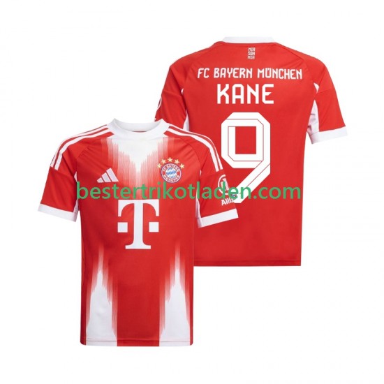 Fußballtrikot FC Bayern München Harry Kane 9 Heim Trikot Home 2025-2026 Kurzarm für Herren