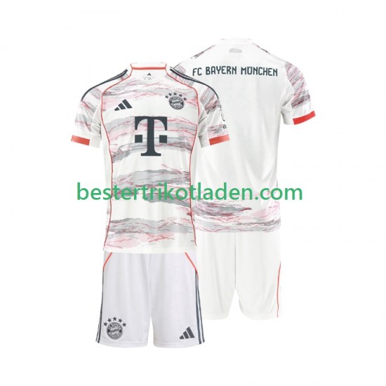 Fußballtrikot FC Bayern München Auswärts Trikot Away 2025-2026 Kurzarm für Kinder