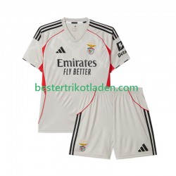 Fußballtrikot Benfica Auswärts Trikot Away 2025-2026 Kurzarm für Kinder
