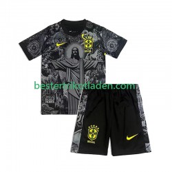 Brasilien Cheist the Redeemer Football Shirts Heim Trikot Home 2024 Kurzarm für Kinder