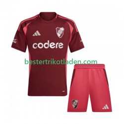 Fußballtrikot River Plate Auswärts Trikot Away 2024-2025 Kurzarm für Kinder