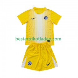 Fußballtrikot Chelsea Torwart Ausweich Trikot 3rd 2025-2026 Kurzarm für Kinder