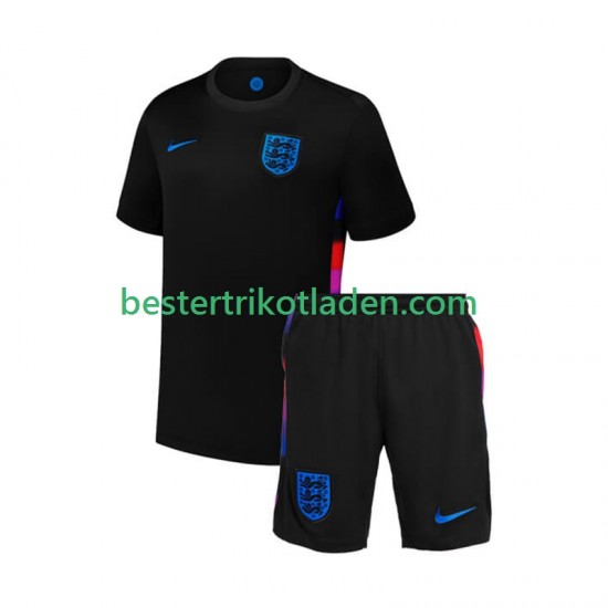 Fußballtrikot England Auswärts Trikot Away 2025 Kurzarm für Kinder