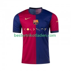 Fußballtrikot FC Barcelona Coldplay Heim Trikot Home 2024-2025 Kurzarm für Herren