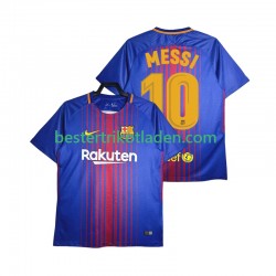 Fußballtrikot FC Barcelona Lionel Messi 10 2017-2018 Retro Heim Trikot Home Kurzarm für Herren