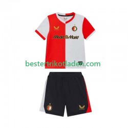 Fußballtrikot Feyenoord Rotterdam Heim Trikot Home 2025-2026 Kurzarm für Kinder