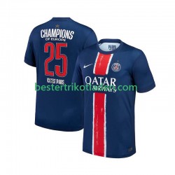 Fußballtrikot Paris Saint-Germain Champion Heim Trikot Home 2024-2025 Kurzarm für Herren