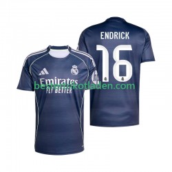 Fußballtrikot Real Madrid Endrick 16 Auswärts Trikot Away 2025-2026 Kurzarm für Herren