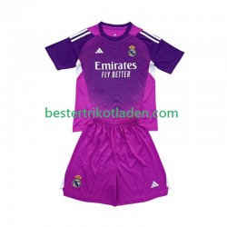 Fußballtrikot Real Madrid Torwart Auswärts Trikot Away 2025-2026 Kurzarm für Kinder