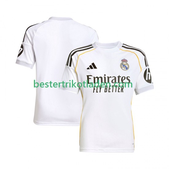 Fußballtrikot Real Madrid Heim Trikot Home 2025-2026 Kurzarm für Herren