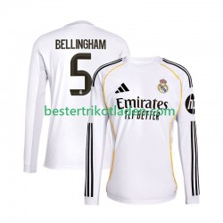 Fußballtrikot Real Madrid Jude Bellingham 5 Heim Trikot Home 2025-2026 Langarm für Herren