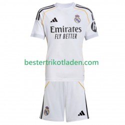 Fußballtrikot Real Madrid Heim Trikot Home 2025-2026 Kurzarm für Kinder