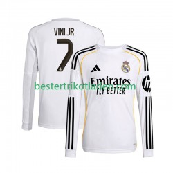 Fußballtrikot Real Madrid Vinicius Junior 7 Heim Trikot Home 2025-2026 Langarm für Herren