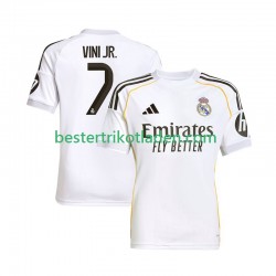 Fußballtrikot Real Madrid Vinicius Junior 7 Heim Trikot Home 2025-2026 Kurzarm für Herren