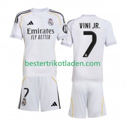 Fußballtrikot Real Madrid Vinicius Junior 7 Heim Trikot Home 2025-2026 Kurzarm für Kinder