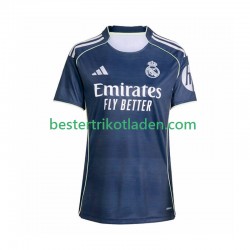 Fußballtrikot Real Madrid Auswärts Trikot Away 2025-2026 Kurzarm für Dame
