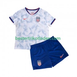 Fußballtrikot USA Heim Trikot Home 2025 Kurzarm für Kinder