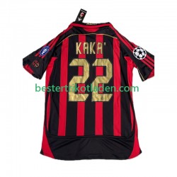 Fußballtrikot AC Mailand KAKA 8 2007 Retro Heim Trikot Home 2006 Kurzarm für Herren