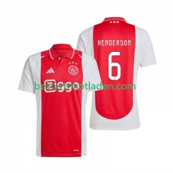 Fußballtrikot Ajax Amsterdam Henderson 6 Heim Trikot Home 2024-2025 Kurzarm für Herren