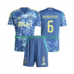 Fußballtrikot Ajax Amsterdam Henderson 6 Auswärts Trikot Away 2024-2025 Kurzarm für Kinder