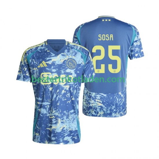 Fußballtrikot Ajax Amsterdam Wout Weghorst 25 Auswärts Trikot Away 2024-2025 Kurzarm für Herren