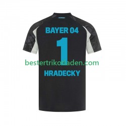 Fußballtrikot Bayer 04 Leverkusen HRADECKY 1 Ausweich Trikot 3rd 2024-2025 Kurzarm für Herren