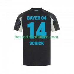 Fußballtrikot Bayer 04 Leverkusen Patrik Schick 14 Ausweich Trikot 3rd 2024-2025 Kurzarm für Herren