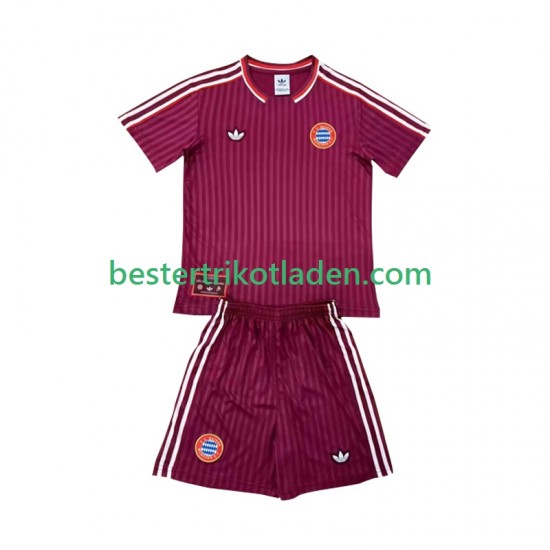 Fußballtrikot FC Bayern München Icon Heim Trikot Home 2024-2025 Kurzarm für Kinder