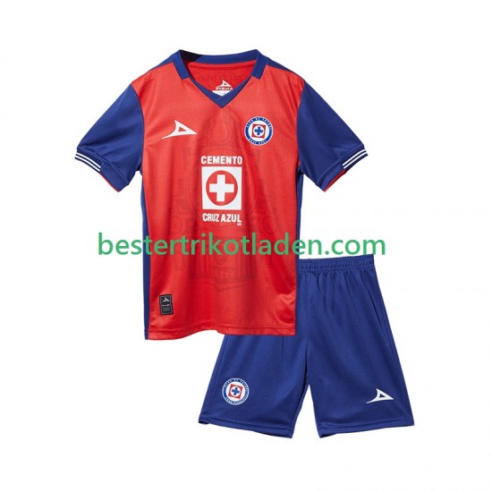 Fußballtrikot Cruz Azul Ausweich Trikot 3rd 2024-2025 Kurzarm für Kinder