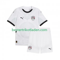 Fußballtrikot Ägypten Auswärts Trikot Away 2024-2025 Kurzarm für Kinder