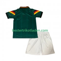 Fußballtrikot Deutschland 1992 Retro Auswärts Trikot Away Kurzarm für Kinder