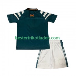 Fußballtrikot Deutschland 1996 Retro Auswärts Trikot Away Kurzarm für Kinder