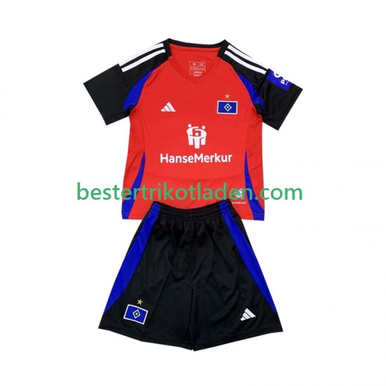 Fußballtrikot Hamburger SV Ausweich Trikot 3rd 2024-2025 Kurzarm für Kinder
