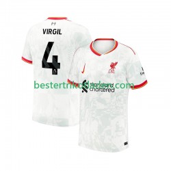 Fußballtrikot Liverpool VIRGIL 4 Ausweich Trikot 3rd 2024-2025 Kurzarm für Herren