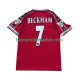 Fußballtrikot Manchester United Beckham 7 1998 Retro Heim Trikot Home 1999 Kurzarm für Herren