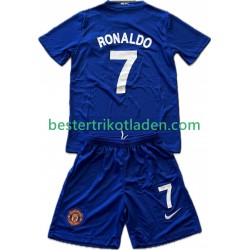 Fußballtrikot Manchester United Cristiano Ronaldo 7 2009 Retro Ausweich Trikot 3rd 2008 Kurzarm für Kinder