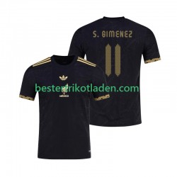 Fußballtrikot Mexiko Santiago Gimenez 11 Gold Cup Heim Trikot Home 2025 Kurzarm für Herren