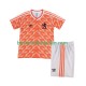 Fußballtrikot Niederlande 1988 Retro Heim Trikot Home Kurzarm für Kinder